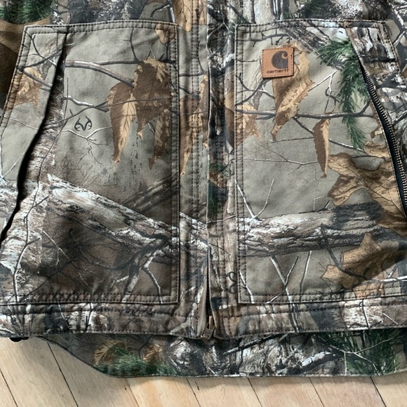 Carhartt Mens Insulated Quick Duck Camo Vest - Picture 5 of 5